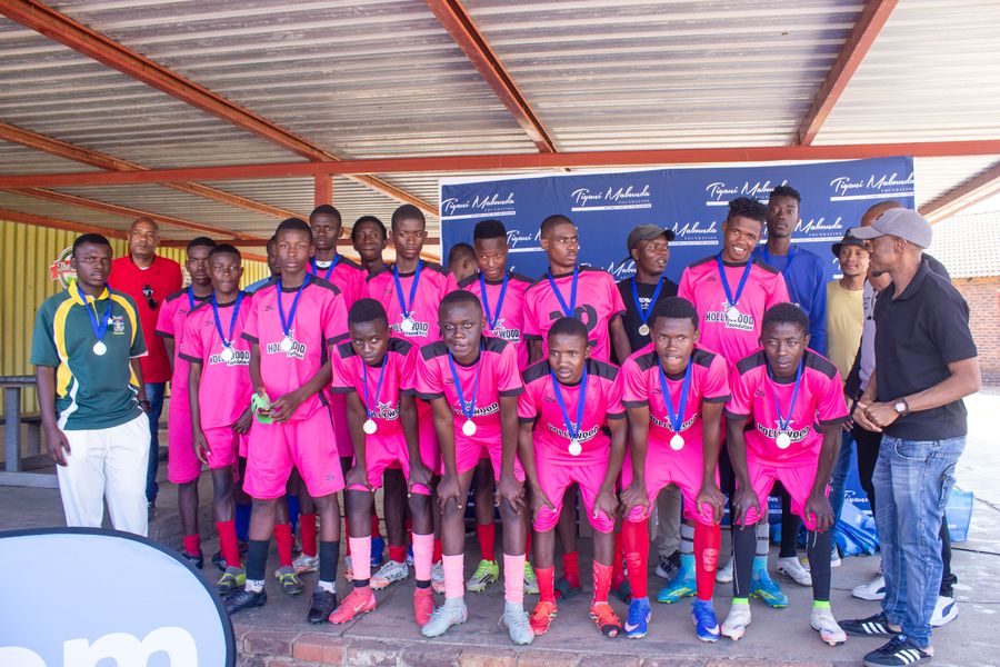 Team photo with medals